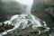 Ofaerufoss waterfall in Eldgja canyon