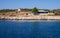 Off the coast of the KASTOS island, Lefkada Regional unit, Ionian Islands, Greece in summer.