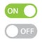 On off icon vector switch button sign for graphic design, logo, web site, social media, mobile app, UI