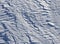 Off-piste slope after snowfall in ski resort