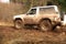 Off-road 4x4 lifestyle and hobby. Blur motion.