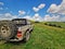 Off Road car on the Harghita mountains