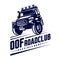 Off-road car logo illustration. Off-road 4x4 extreme car club logo templates. Vector symbols