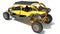 Off Road Dune Buggy 3D rendering on white background