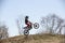 Off road motorcycle racing