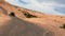Off road recreation ATV Moab desert steep rocks climb 4K
