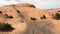 Off road recreation steep slick rock Moab desert