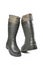 Off-road rubber boots, specialized footwear for fishing, hunting, work. Protective insulated footwear for winter and low