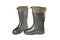 Off-road rubber boots, specialized footwear for fishing, hunting, work. Protective insulated footwear for winter and low