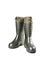 Off-road rubber boots, specialized footwear for fishing, hunting, work. Protective insulated footwear for winter and low