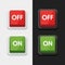 On - Off Switch Power Button Symbol Icon Vector Design Illustration