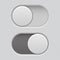 On and Off toggle switch slider buttons