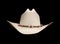 Off white cowboy hat