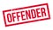 Offender rubber stamp