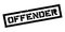 Offender rubber stamp