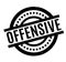 Offensive rubber stamp