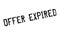 Offer Expired rubber stamp