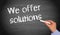 We offer solutions