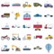 We are offering you a set of transport illustration icons, very useful for your transport and travel project.