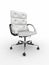 Office armchair on white isolared background