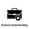 office bag, gear, business understanding icon. One of business collection icons for websites, web design, mobile app