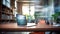 office blurred interior real estate