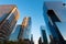 Office buildings at financial district known as Nueva Las Condes in Santiago