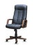 The office chair from black leather