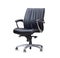 Office chair from leather. Isolated