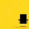 Office chair yellow banner