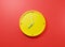 Office clock icon. Round business watches with time arrows hour and minutes