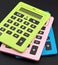 Office colorful calculators