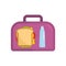 Office dinner icon, flat style