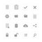 Office and Document icon set.