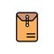 Office envelope flat vector icon sign symbol