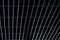 Office grille ceiling. Modern black metal grille ceiling, suspended covering. Abstract design texture