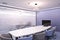 Office for meetings in the office. A large table for negotiations in the business center. A room for negotiations in the office of