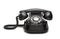 Office: old and vintage telephone Black