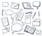 Office Paper Books and Pencil Icons Set Vector
