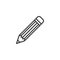 Office Pencil outline icon