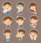 Office people stickers