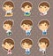 Office people stickers