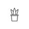 Office Plant outline icon