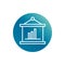 Office presentation report diagram financial supply block gradient style icon