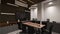 office space conference room meeting room corporate style interior design with trendy furniture and wall design