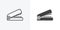 Office stapler icon