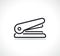 Office stapler thin line icon