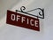 Office vintage sign