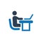 Office Working Icon