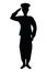 officer military silhouette